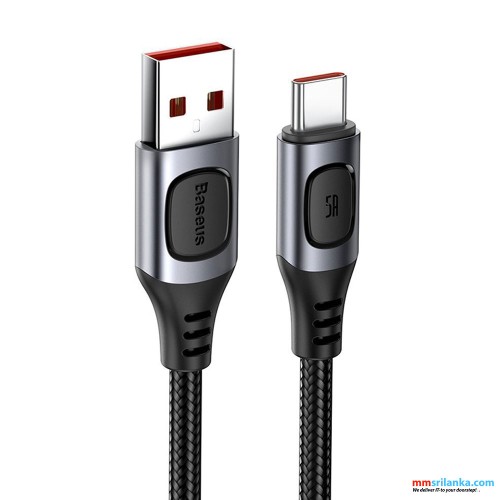 Baseus Flash Multiple Fast Charge Protocols Convertible Fast  Charging Cable USB For Type-C 5A 1m